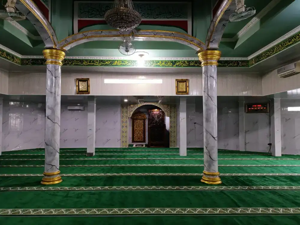 Karpet Masjid Tipe Classic Hijau Polos