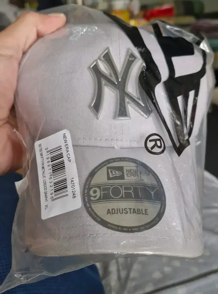Topi NEW ERA 940 METAL BADGE GREY BNWT (BARU) fulltag ORI jual murah