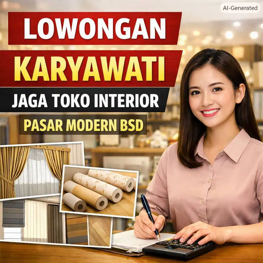 DIBUTUHKAN SEGERA KARYAWATI - PASAR MODERN BSD