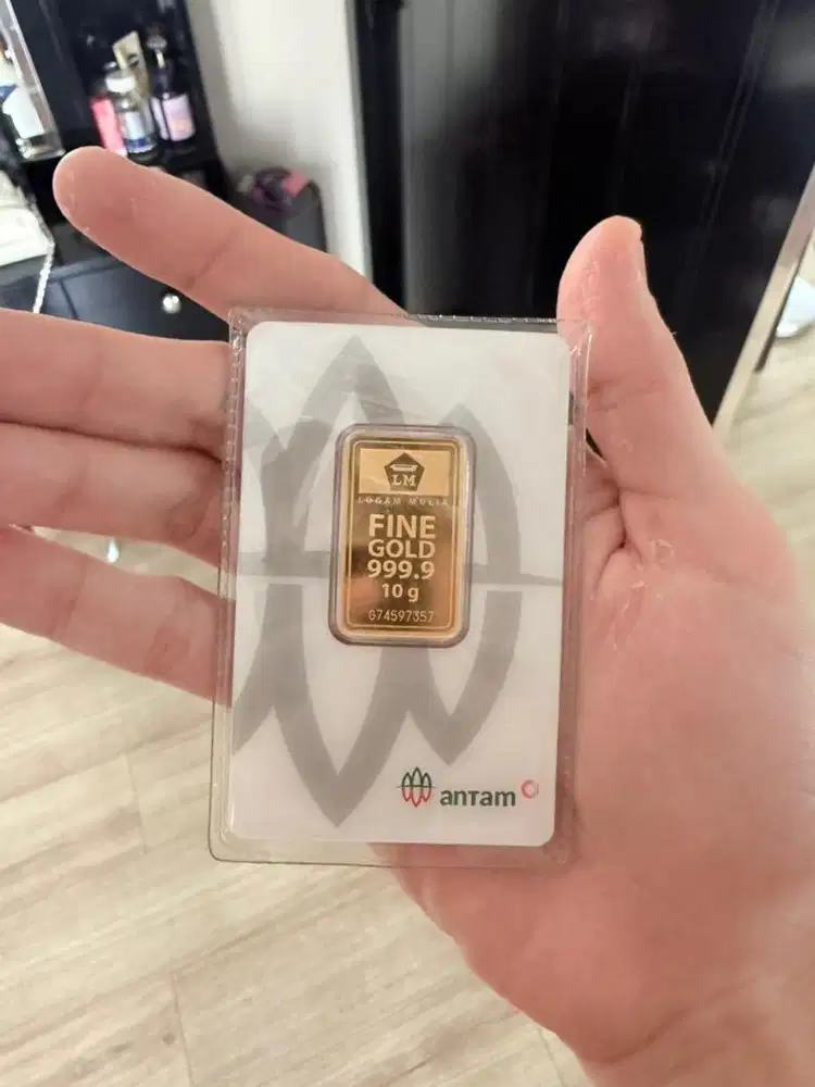 Logam Mulia Antam 10 gram gr emas batangan