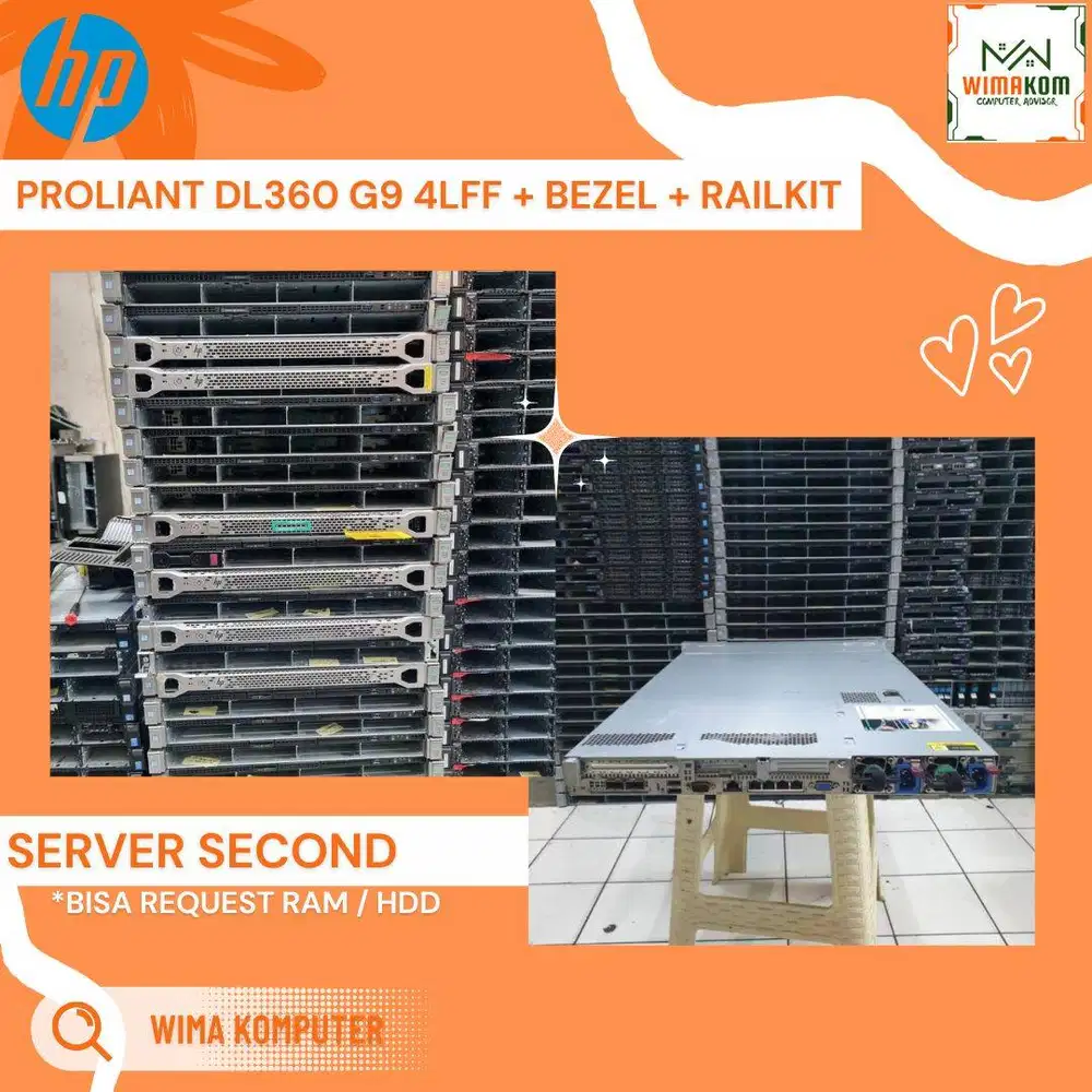 SERVER HP DL360 G9 4 LFF 2x XEON E5-2683V4 62 CORE RAM 128GB SAS 6TB