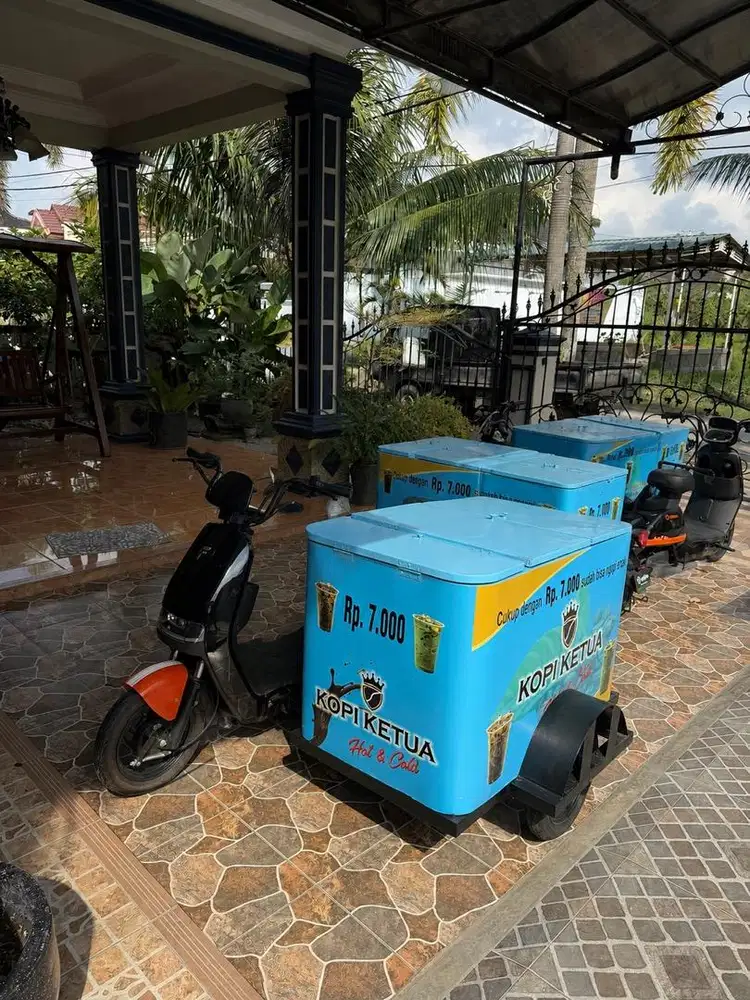 DIJUAL GEROBAK SEPEDA LISTRIK