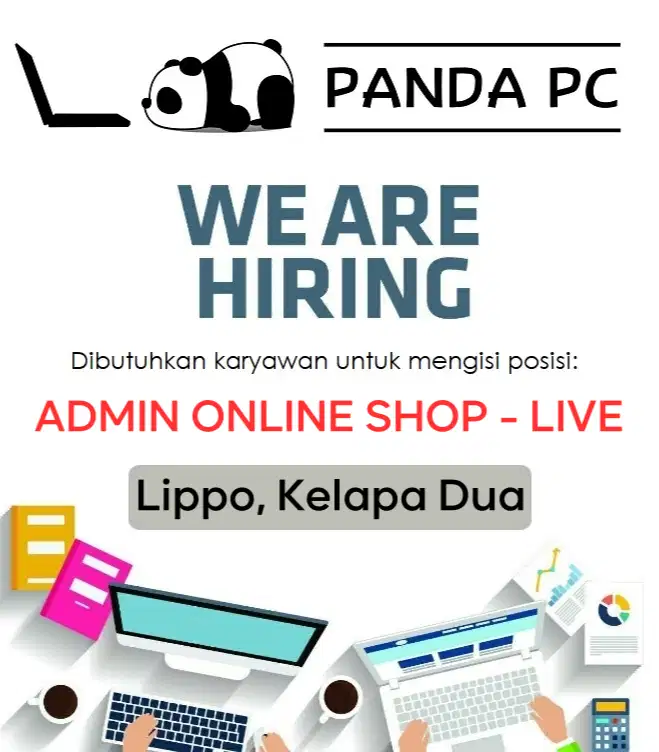 Lowongan ADMIN ONLINE SHOP + LIVE - Lippo Karawaci, Kelapa Dua