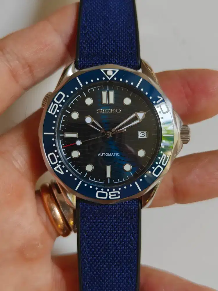 Seiko mod seamaster NH35 automatic manual winding bekas