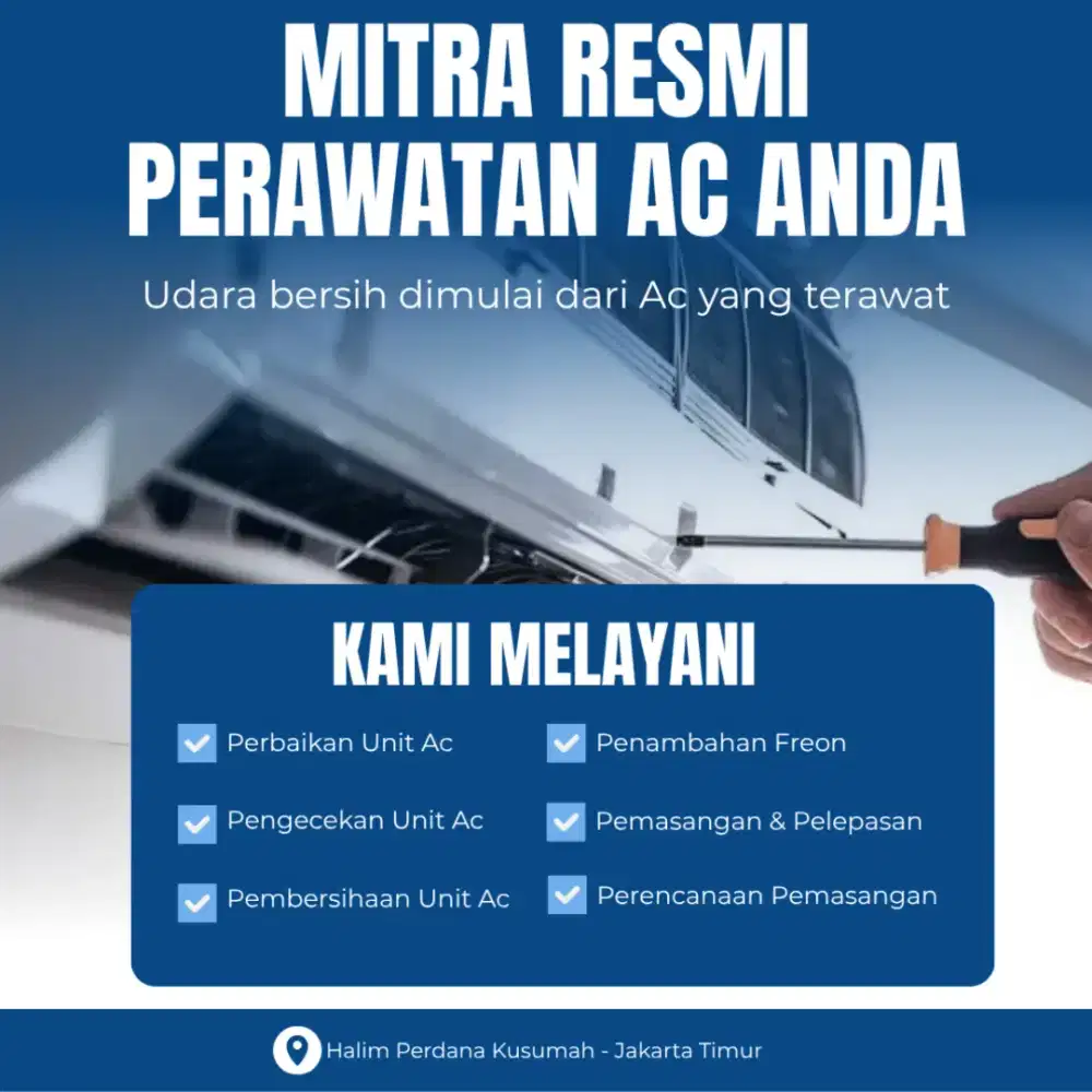 JASA SERVIS AC, BONGKAR & PASANG AC
