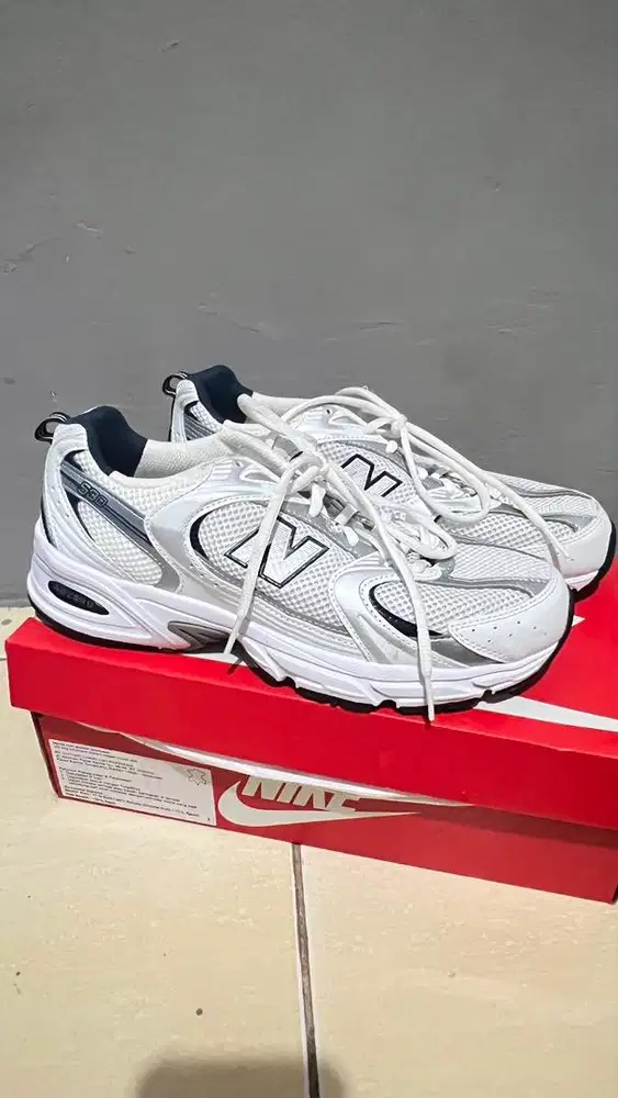 New Balance MR530 Men's Sneakers Shoes - White With Natural Indigo