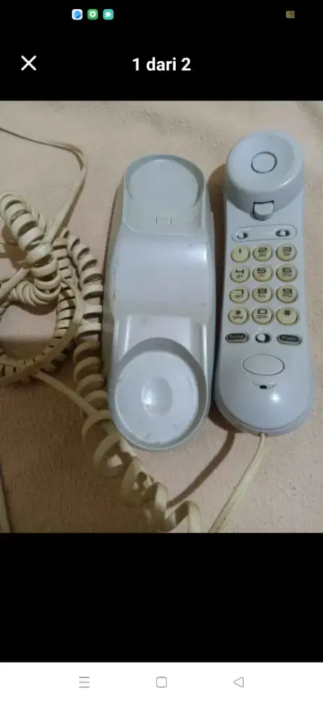 Telepon jadul hanya bisa dikoleksi