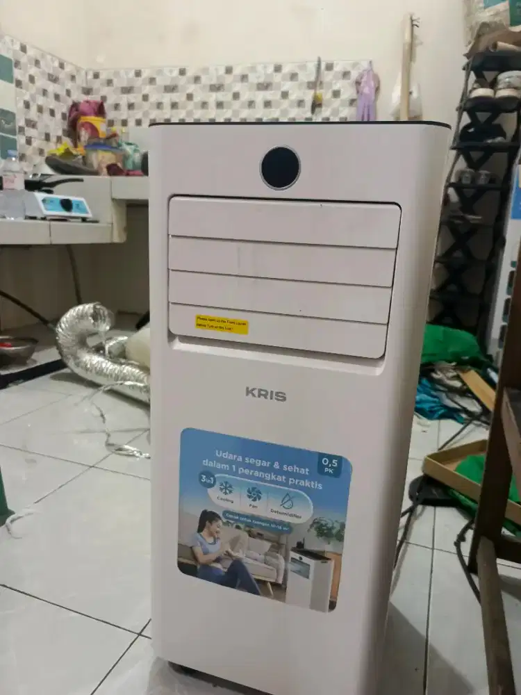 Jual Cepat AC Portable KRIS 0.5 PK Like New Bonus Selang tambahan