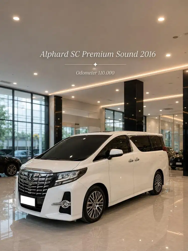 Toyota Alphard SC Premium Sound CBU 2016 Bensin