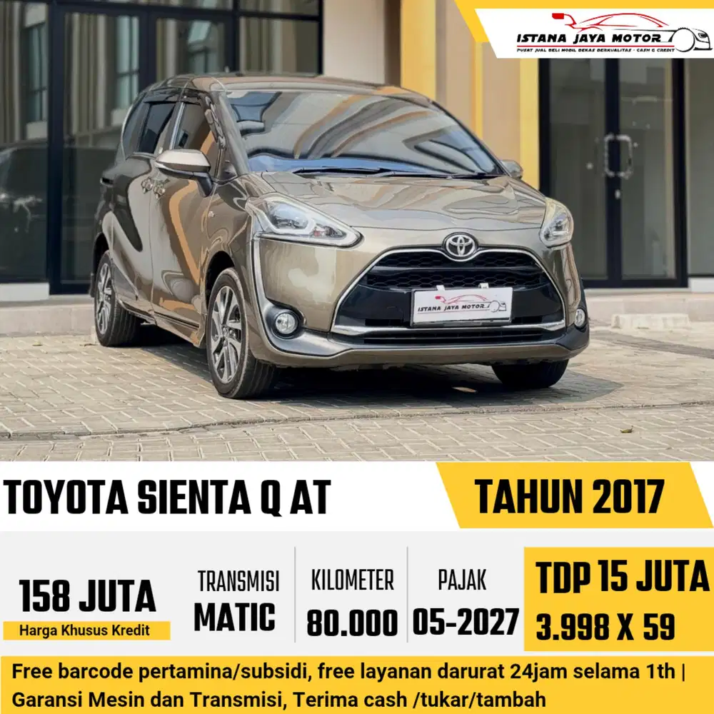 Toyota Sienta Q AT 2017