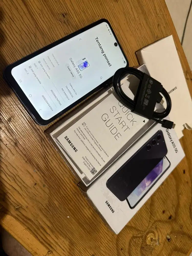 Samsung Galaxy A55 ( 256 / 5G ) MULUS LIKE NEW FULLSET
