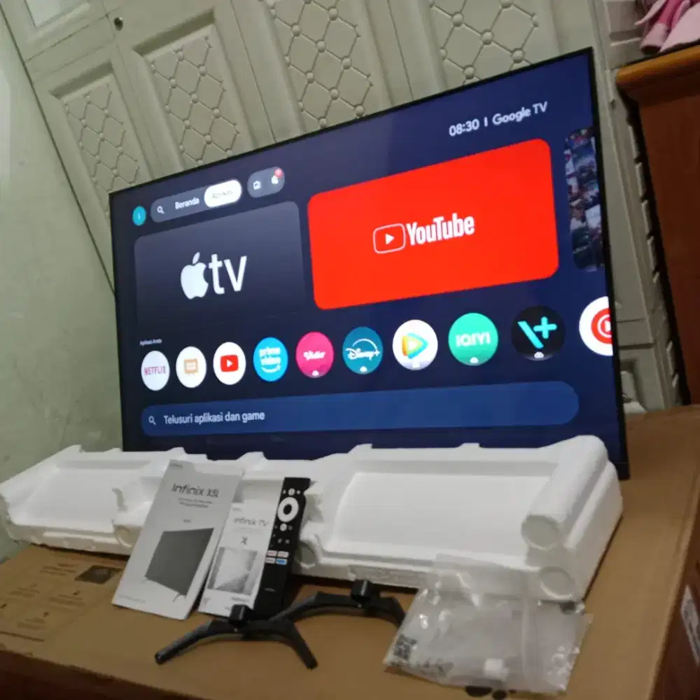 Jual tv android infinix 43 inci seperti baru 2 minggu pakai aja