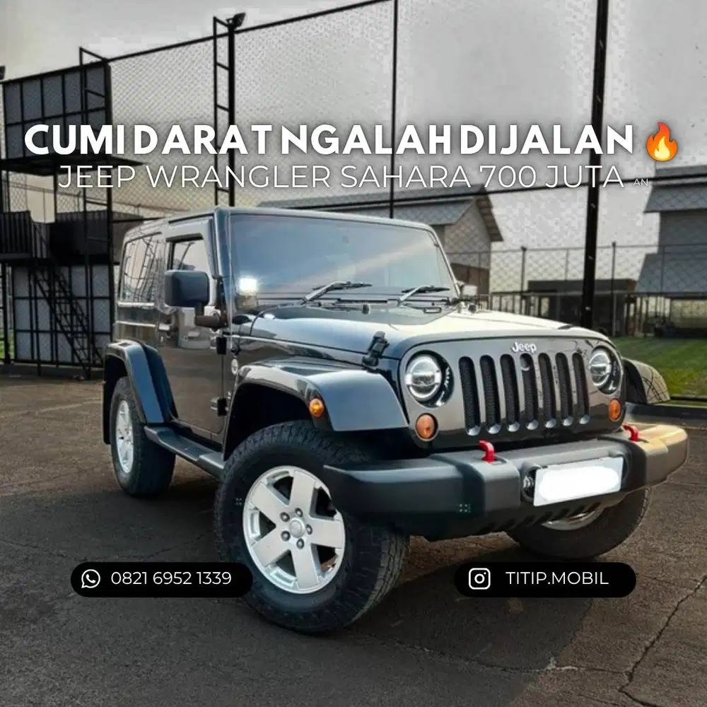 [TERMURAH] JEEP WRANGLER SAHARA 2 DOOR 2014
