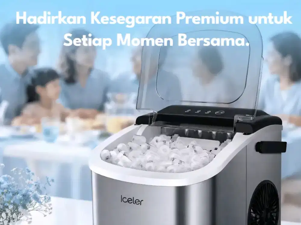 [Like New] Food Grade Stainless Iceler Mesin Portable Ice Maker