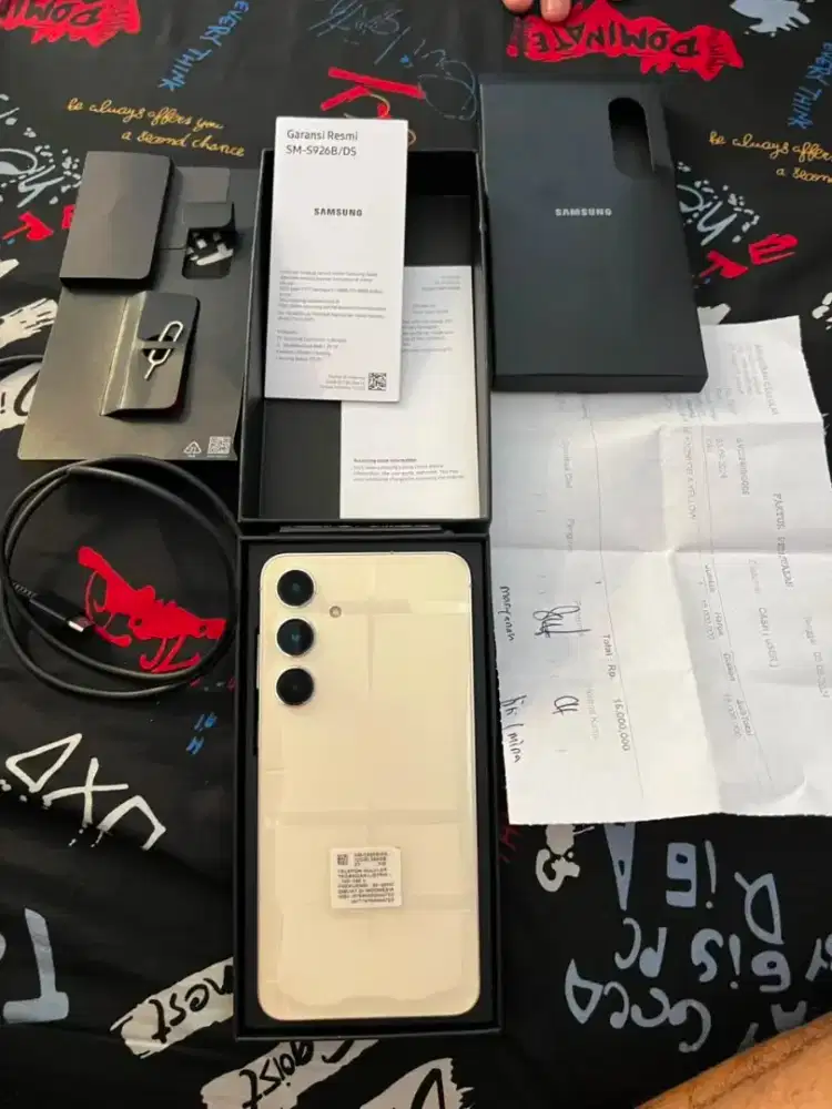SAMSUNG S24 PLUS RAM 12/256GB RESMI SEIN
 FULL ORI