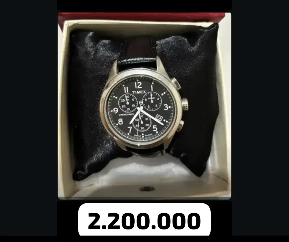 Timex Black Chrono WR100M