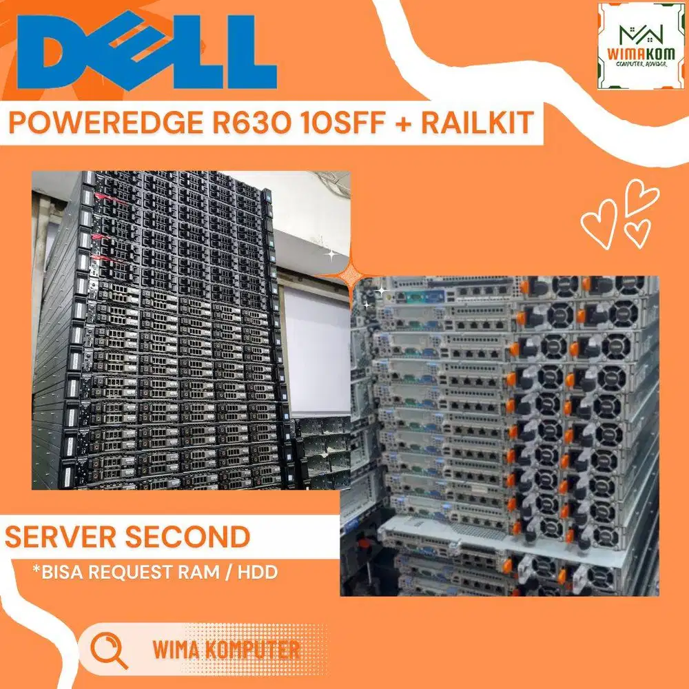SERVER DELL R630 10 SFF 2x XEON E5-2683V4 64 CORE RAM 128GB SAS 12TB
