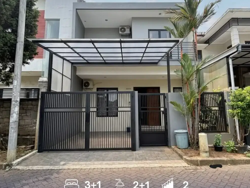 Rumah dengan Letak Strategis di Kota Modern Tangerang