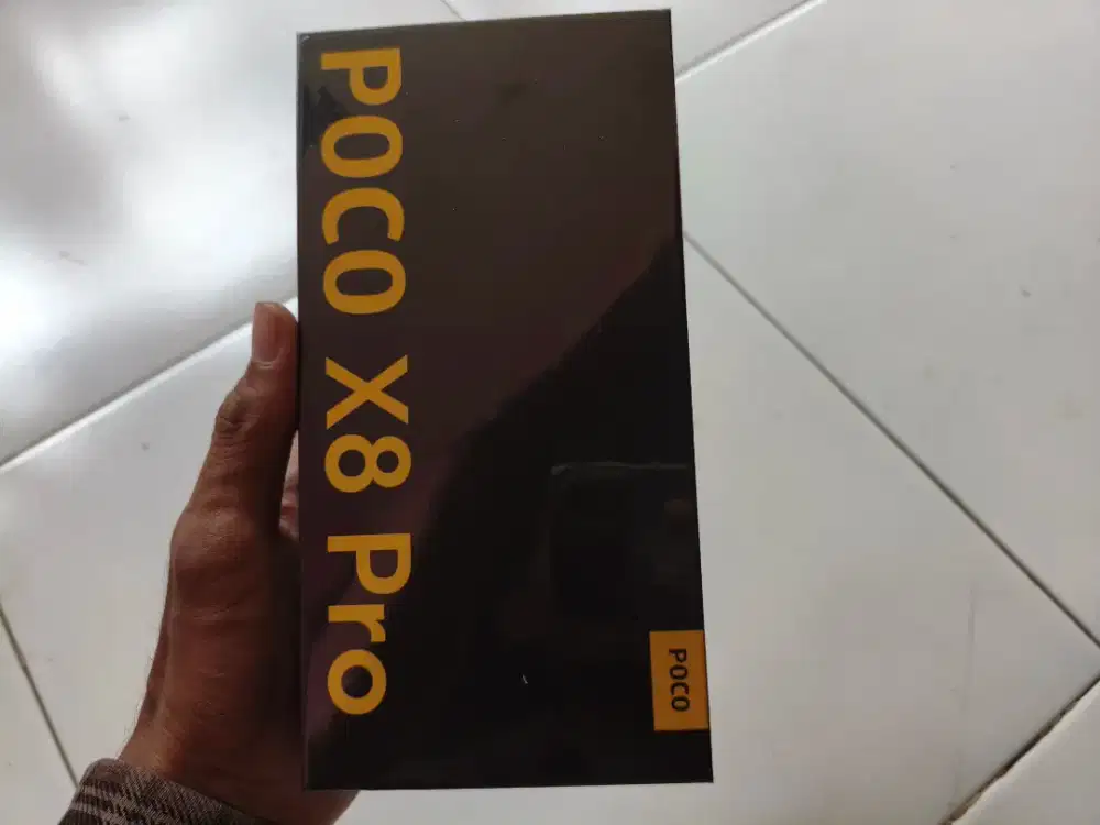 poco x8 pro 5g 8/256 baru segel