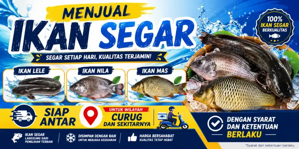 Jual ikan lele ikan mas ikan nila segar