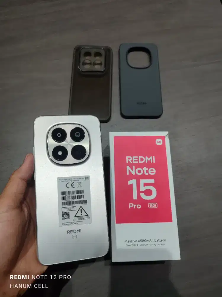 Redmi Note 15 Pro 5G 12/512 fullset ORI mulus like new
