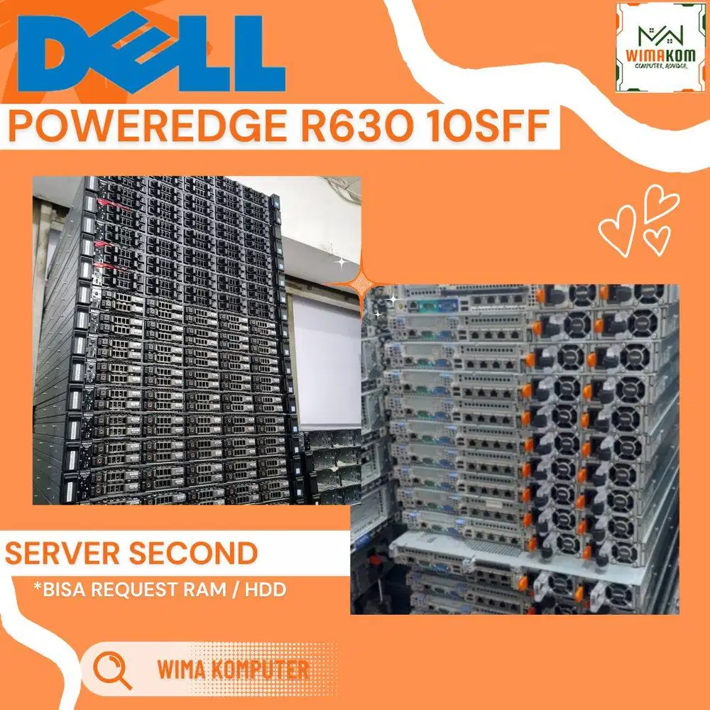 SERVER DELL R630 10 SFF 2x XEON E5-2683V4 64 CORE RAM 128GB SAS 2.4TB