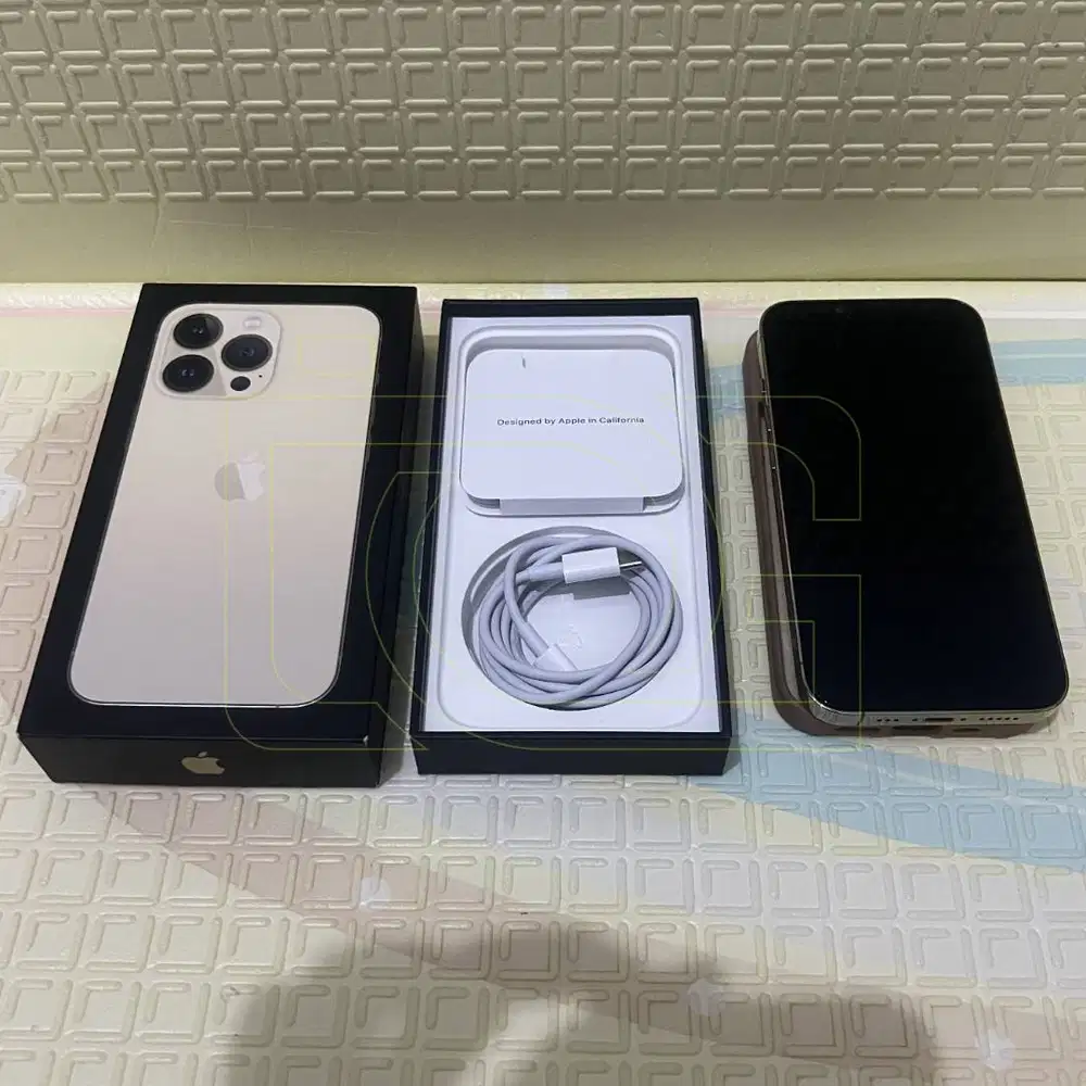 IPhone 13 Pro 256 Gold Fullset Original Like New (Ex Inter like Ibox)