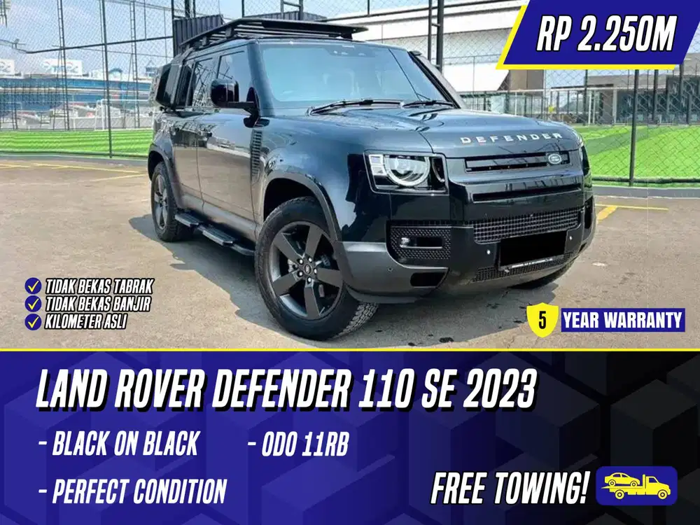 Land Rover Defender 110 SE 2023 NIK 2022 Black Hitam
