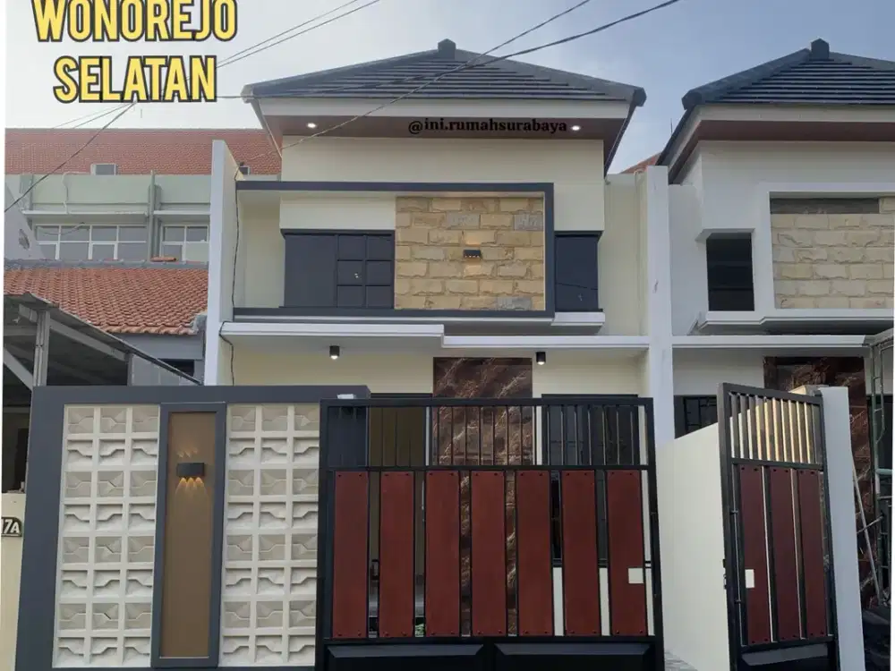 READY 2 UNIT BARU GRESS, RUMAH WONOREJO SELATAN RUNGKUT SURABAYA TIMUR. DEKAT SEKOLAH KHODIJAH, MERR, UPN, JUANDA, TOL, SUPERINDO, Dll