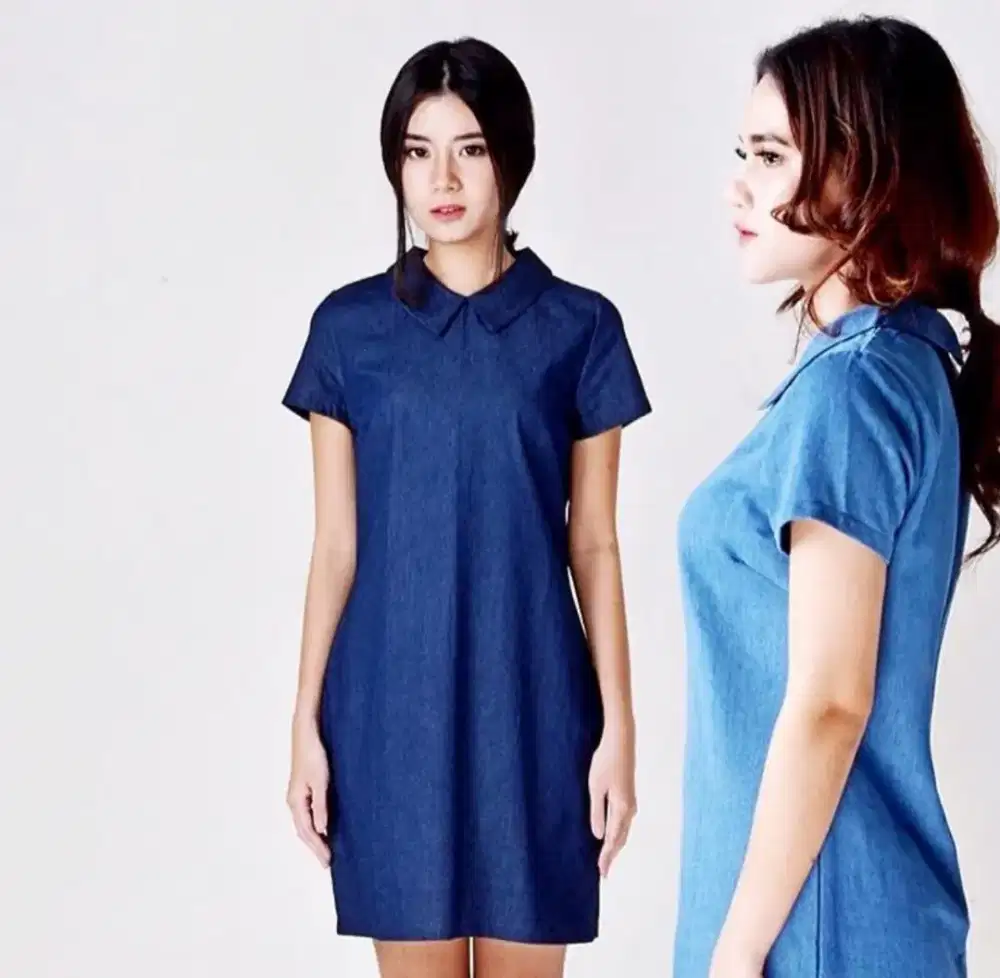 Baju dress denim