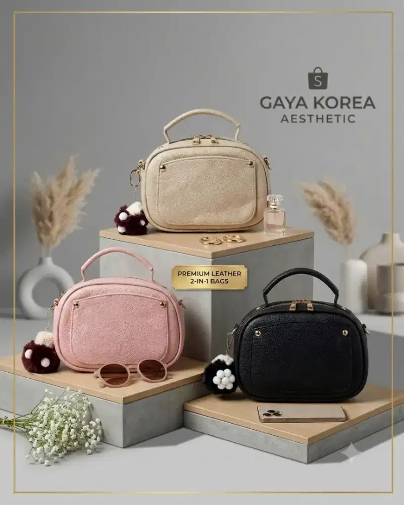 Handbag wanita (free gantungan)