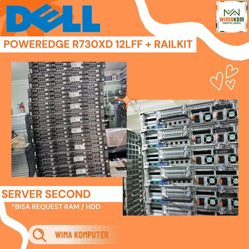 SERVER DELL R730XD 12 LFF 2x XEON E5-2683V4 64 CORE RAM 128GB SSD 1TB