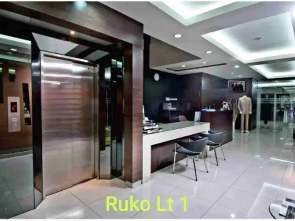 Ruko 4½ Lantai bonus Rumah 2 Lantai nyambung depan belakang di hasyim ashari jakarta pusat