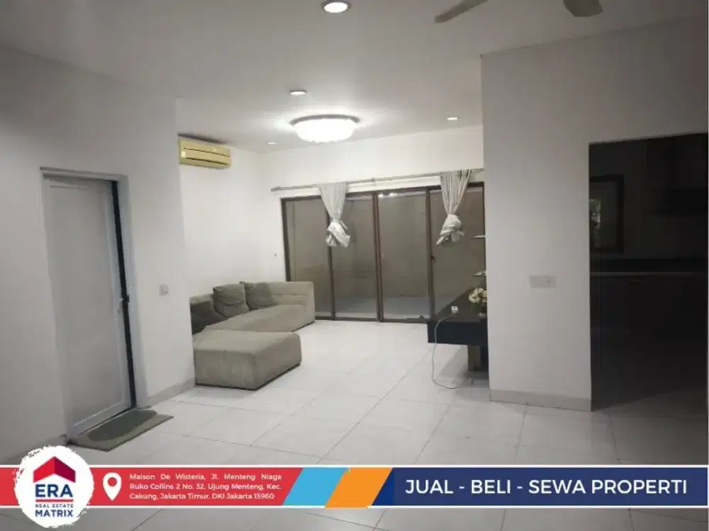 Sewa Rumah Alamanda JGC Semi Furnish Full Renovasi 2 Lantai LT 148 Harga Nego