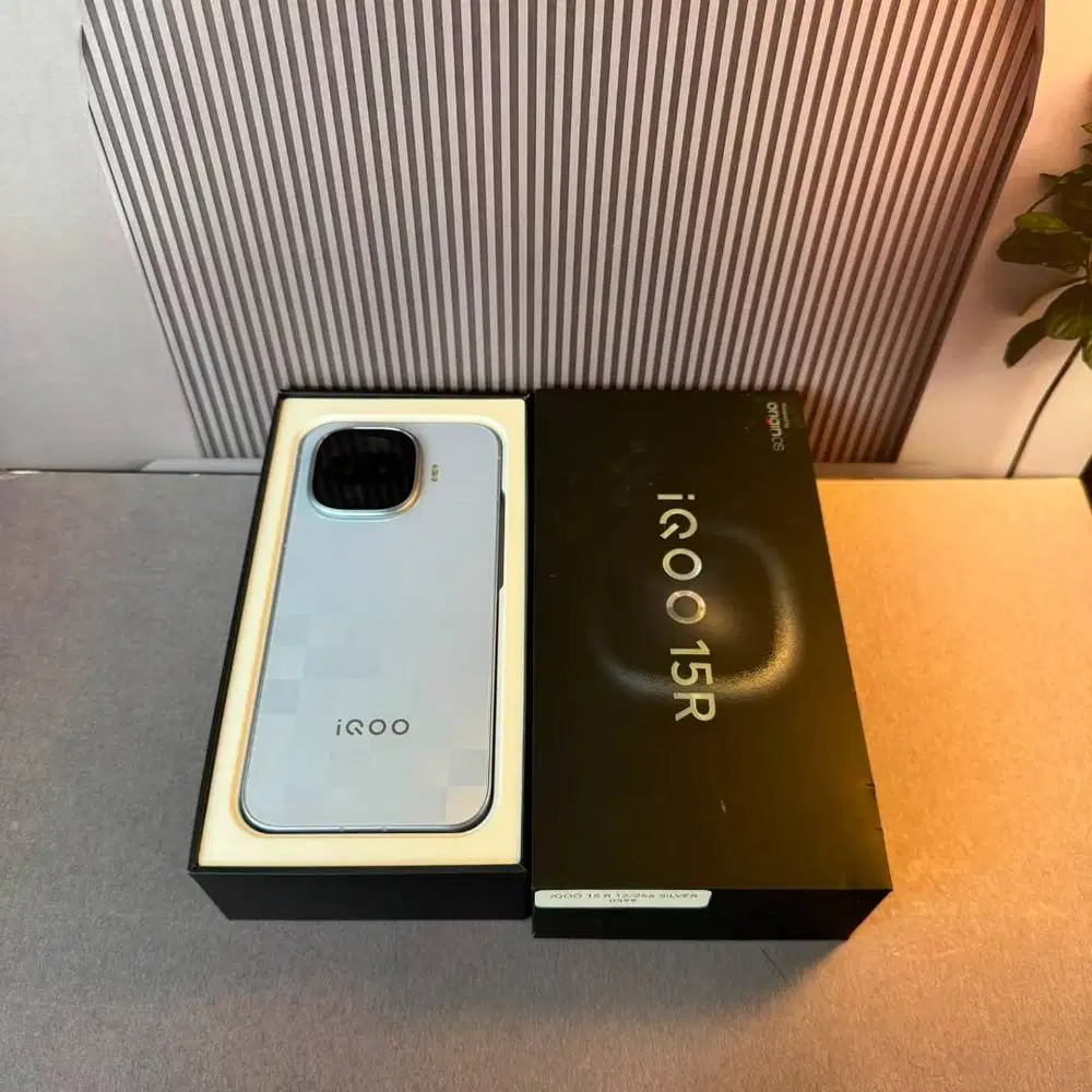iQOO 15R 12/256gb Original Resmi Indonesia Silver
