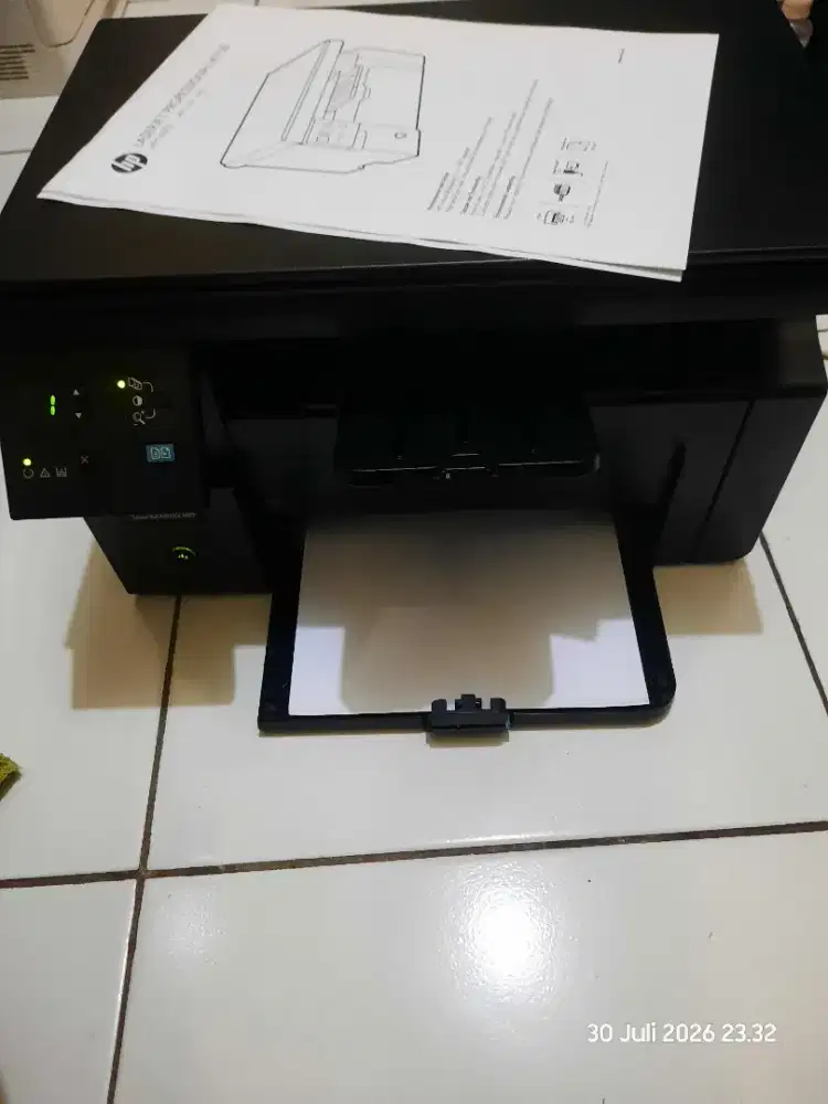 Printer HP laserjet M1132 copy print scan siap pakai