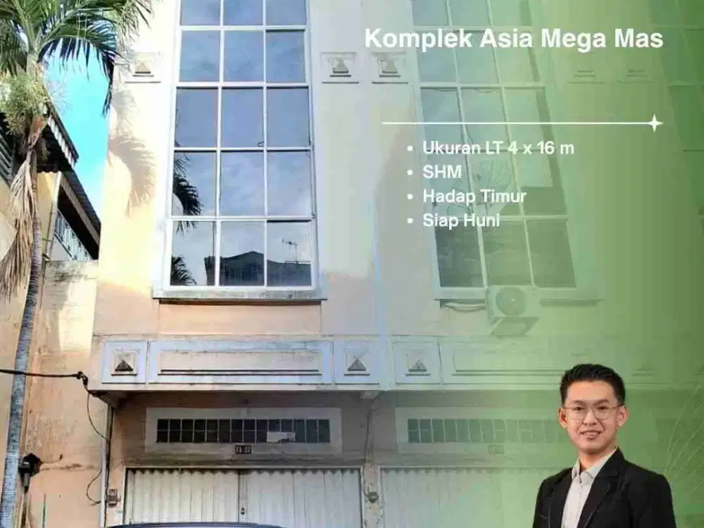 DIJUAL RUKO DI KOMPLEK ASIA MEGA MAS