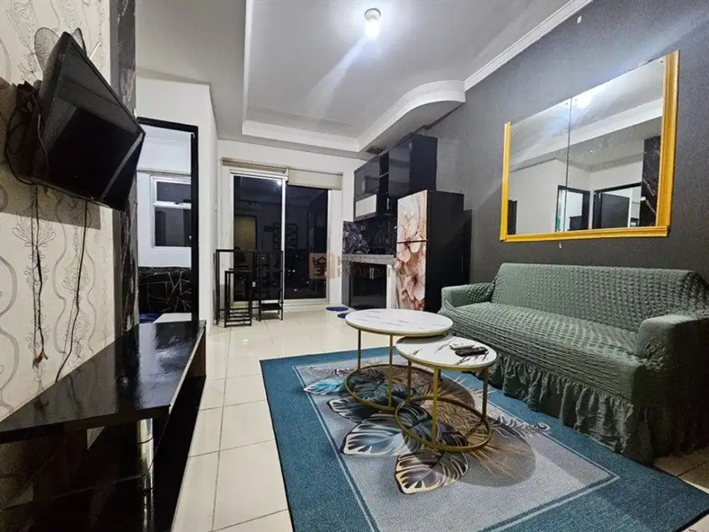 Jual BU 2BR Furnished di Apartemen Mediterania Garden Residence 2 Akses Pintu Tol, Bandara Soekarno-Hatta, Central Park Mall & Taman Anggrek