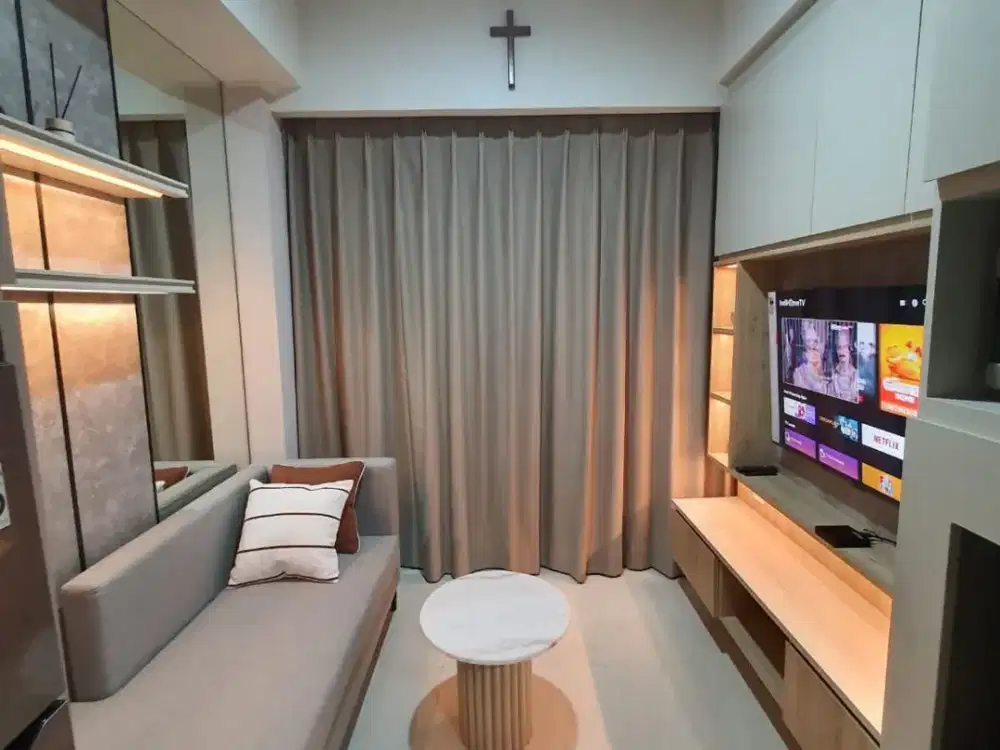 Apartemen Green Sedayu 3 BR Furnished rapi bagus,murah