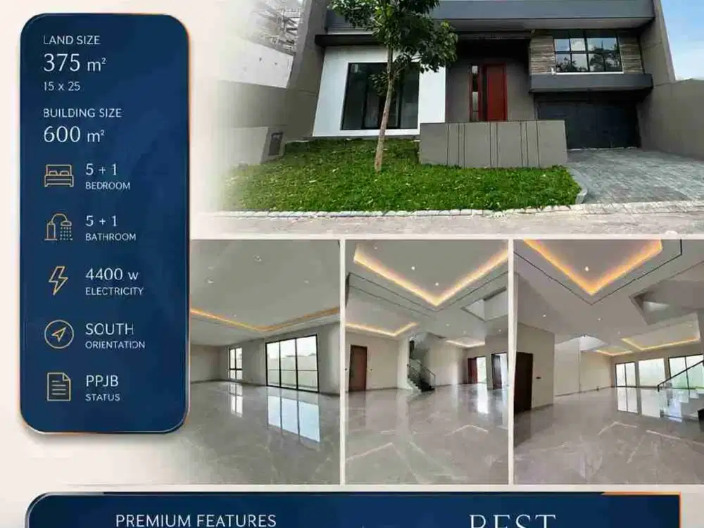 LUXURY MODERN NEW HOUSE CLUSTER LISBON PAKUWON INDAH