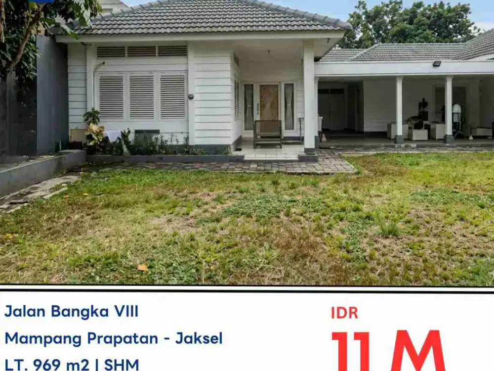 LELANG RUMAH DI JL BANGKA MAMPANG PRAPATAN JAKARTA SELATAN