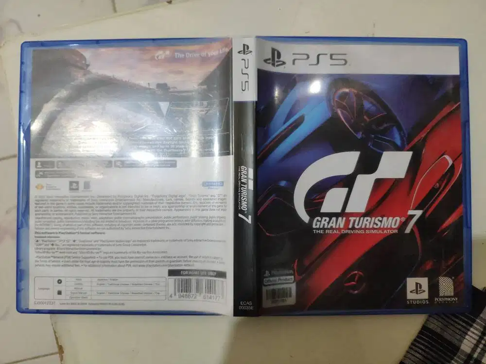 Gran Turismo 7 Resmi Sony Indo Reg 3 Region Asia GT7 GT BD Game PS5