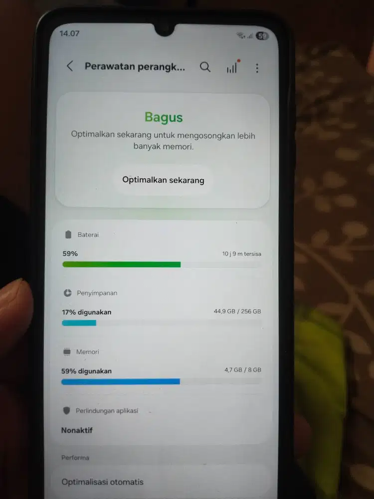 Samsung a07 ram 8/256