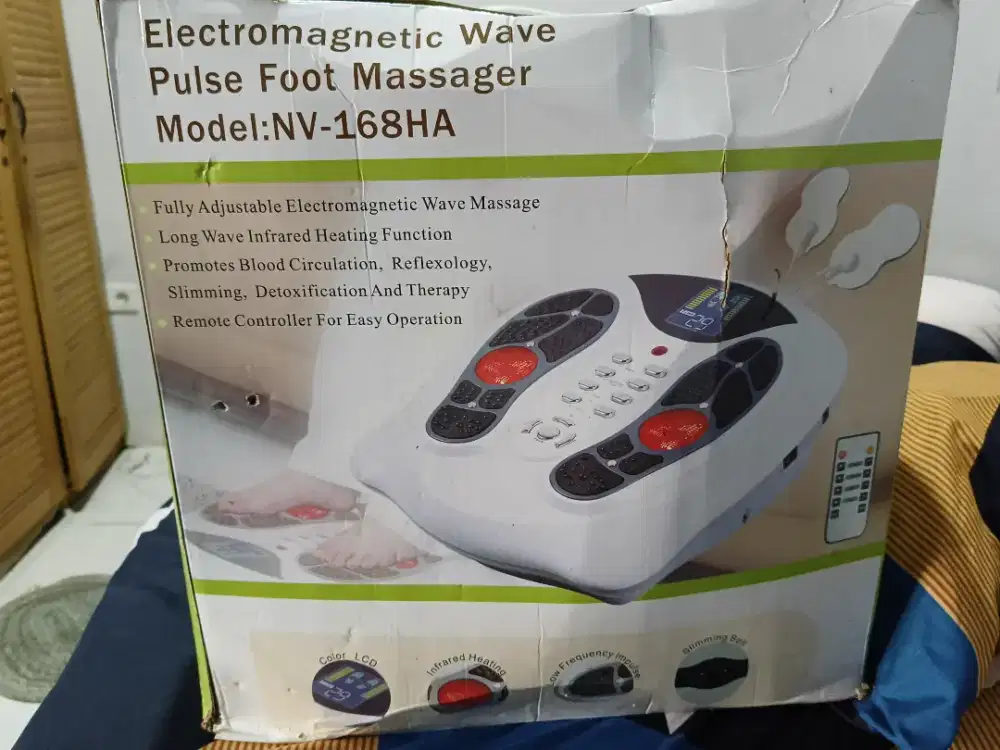 Alat terapi akupunktur inframerah electromagnetic wave foot massager