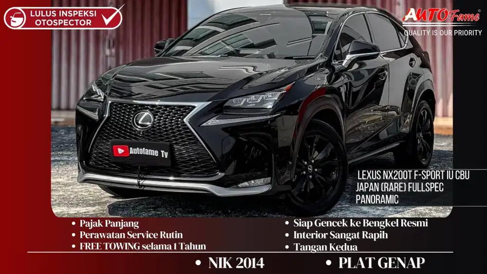 Lexus NX200t F-Sport IU CBU Japan (RARE) NIK 2014