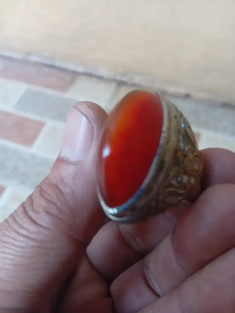 Batu akik pandan merah