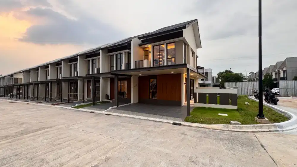 Rumah Siap Huni Emerald Garden House 2 Lantai Hook Podomoro Golf View