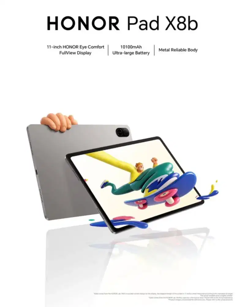 HONOR PAD X8B TABLET ANTI BANTING 4GB/128GB