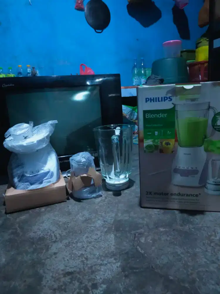 Jual sepaket TV dan Mesin Pelumat