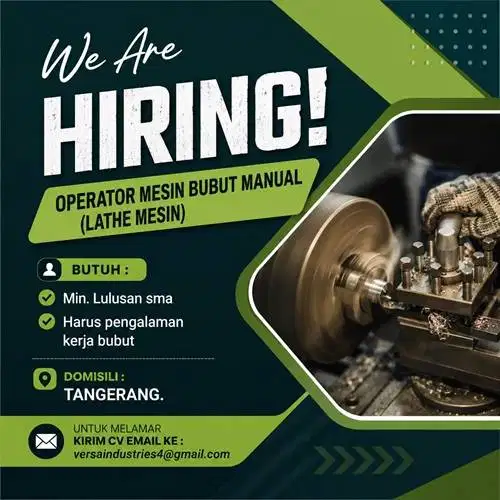 Operator Las dan operator mesin Bubut